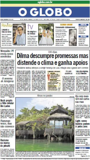 Jornal O Globo - 3 de março de 2011