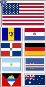 99 Countries Flags Wallpapers [Set 1]