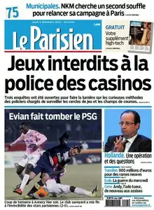 Le Parisien + Journal de Paris du Jeudi 5 Décembre 2013