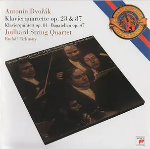 Dvorak - Juilliard String Quartet - Klavierquartette op. 23 & 87, etc. (1977/1978, Reissue 2005) [REPOST]