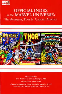 Avengers, Thor and Captain America - Official Index to the Marvel Universe #3