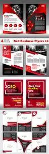 Vectors - Red Business Flyers 10