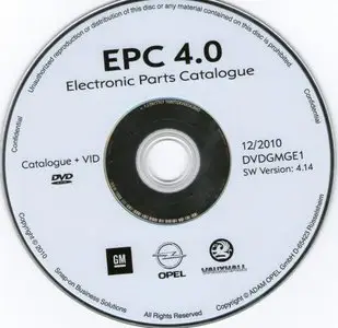 Opel / Vauxhall EPC 4 (12.2010) Multilanguage