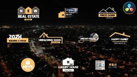 Real Estate Titles for DaVinci Resolve 51407055