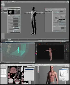 Photo-realistic Male Model + 2 Hour Video Tutorial