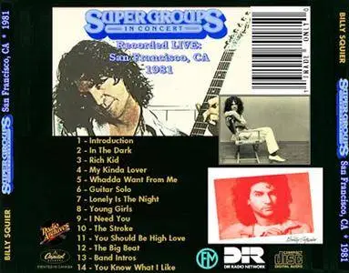 Billy Squier - Supergroups In Concert (1981)