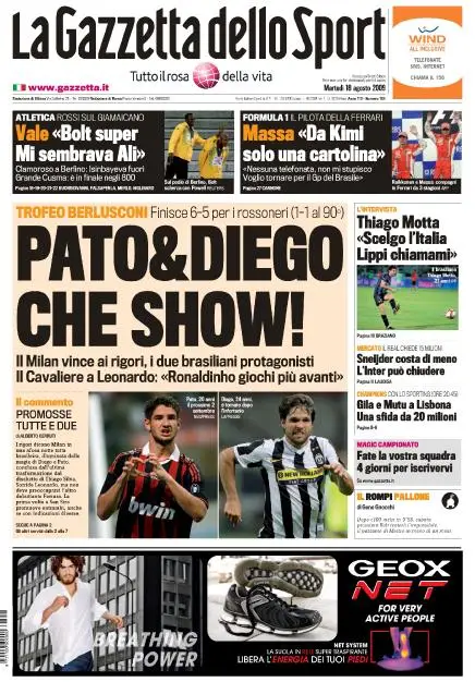 La Gazzetta dello Sport (18-08-09)