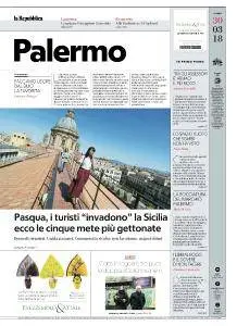la Repubblica Palermo - 30 Marzo 2018