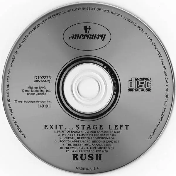 Rush Exit Stage Left 1981 Avaxhome 