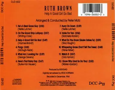 Ruth Brown - Help A Good Girl Go Bad (1989) {DCC Jazz}