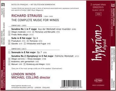 London Winds, Michael Collins - Richard Strauss: Sonatinen 1-2, Suite op. 4, Serenade op. 7 (1997)