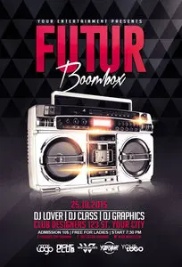 Template PSD - Boombox Future