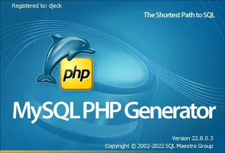 PHP Generator for MySQL Professional 22.8.0.3 Multilingual