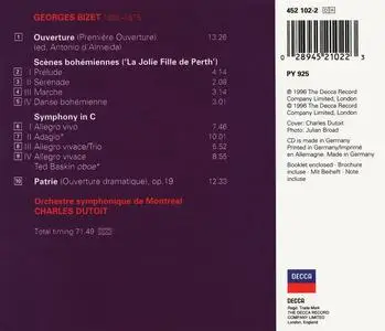Charles Dutoit, Orchestre Symphonique de Montréal - Georges Bizet: Symphony in C, La jolie fille de Perth, Patrie (1996)