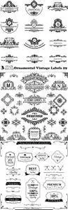 Vectors - Ornamental Vintage Labels 29