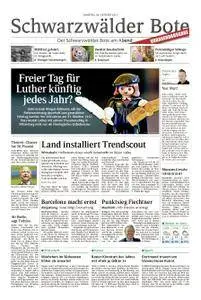 Schwarzwälder Bote Blumberg - 28. Oktober 2017
