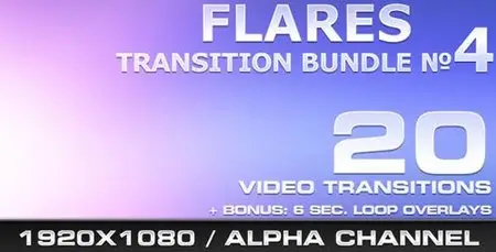 Flares Transition Bundle - 4 - Motion Graphics (VideoHive)