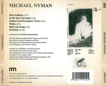 Michael Nyman Band - Michael Nyman (1981) Remastered Reissue 2011