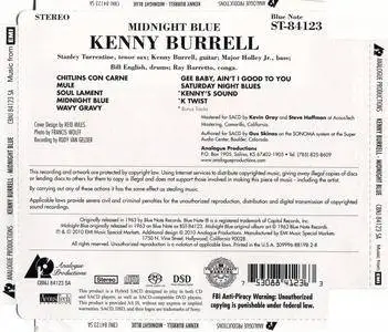 Kenny Burrell - Midnight Blue (1963) [Analogue Productions, Remastered 2010]