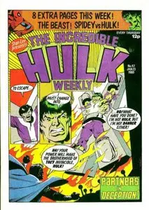 The Incredible Hulk Weekly #47-63 (1980) Complete