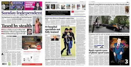 Sunday Independent – October 08, 2017