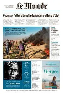 Le Monde du Dimanche 22 et Lundi 23 Juillet 2018