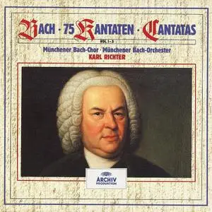 Karl Richter, Münchener Bach-Chor, Münchener Bach-Orchester - Bach: 75 Cantatas [26CDs] (1993)