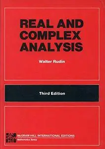 REAL AND COMPLEX ANALYSIS : International edition
