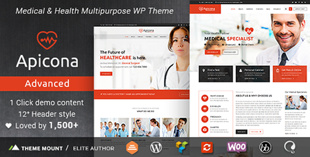 ThemeForest - Apicona v14.1.0 - Health & Medical WordPress Theme - 9150966