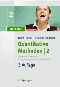 Quantitative Methoden 2. Einführung in die Statistik für Psychologen und Sozialwissenschaftler (Auflage: 3) [Repost]