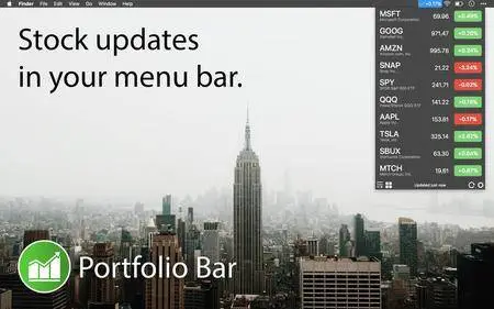 Portfolio Bar 1.2.4 MacOSX