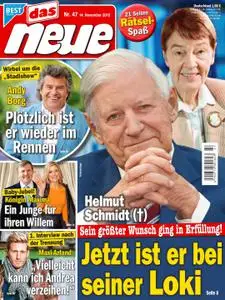 Das Neue – 14. November 2015