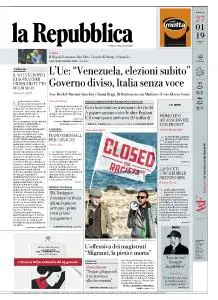 la Repubblica - 27 Gennaio 2019