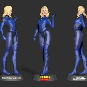 The Invisible Woman  3D Print Model
