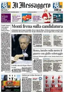 Il Messaggero (22-12-12)