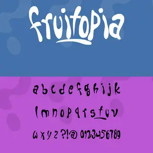 Font Fruitopia 4 Ig