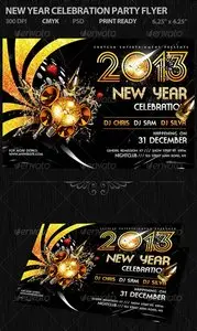GraphicRiver New Year Celebration Party Flyer