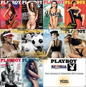 Playboy Serbia - Full Year 2014 Issues Collection