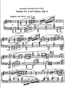 Alexander Scriabin - Complete Piano Sonatas - Full Score
