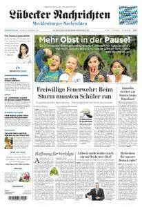 Lübecker Nachrichten Mecklenburg - 15. September 2017