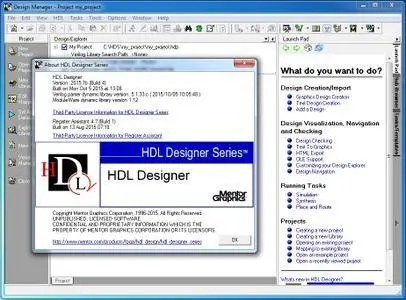 Mentor Graphics HDL Designer Series 2015.1b