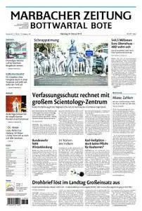 Marbacher Zeitung - 20. Februar 2018