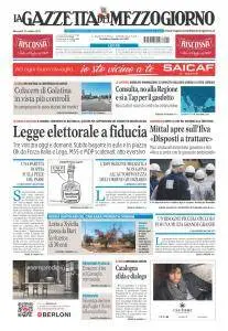 La Gazzetta del Mezzogiorno Lecce - 11 Ottobre 2017