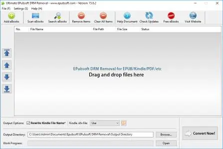 Ultimate EPubsoft DRM Removal 15.8.2