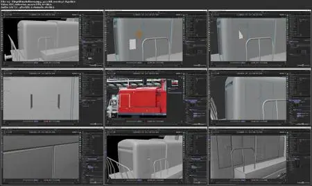 3D-Modeling mit Cinema 4D: V60 Diesellokomotive – Details