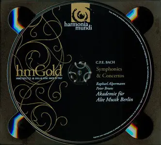 C.P.E. Bach - Akademie für alte Musik Berlin - Symphonies & Concertos (2001,  ReIssue 2008)
