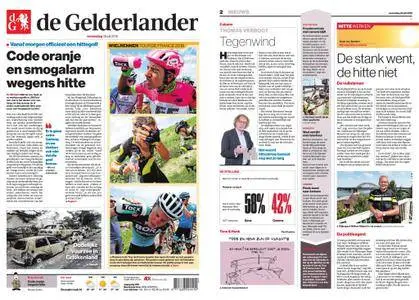 De Gelderlander - Nijmegen – 25 juli 2018