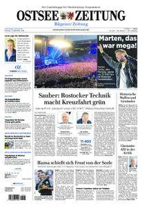 Ostsee Zeitung Rügen - 03. September 2018