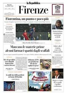 la Repubblica Firenze - 18 Ottobre 2022