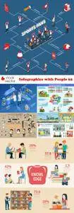 Vectors - Infographics with People 62